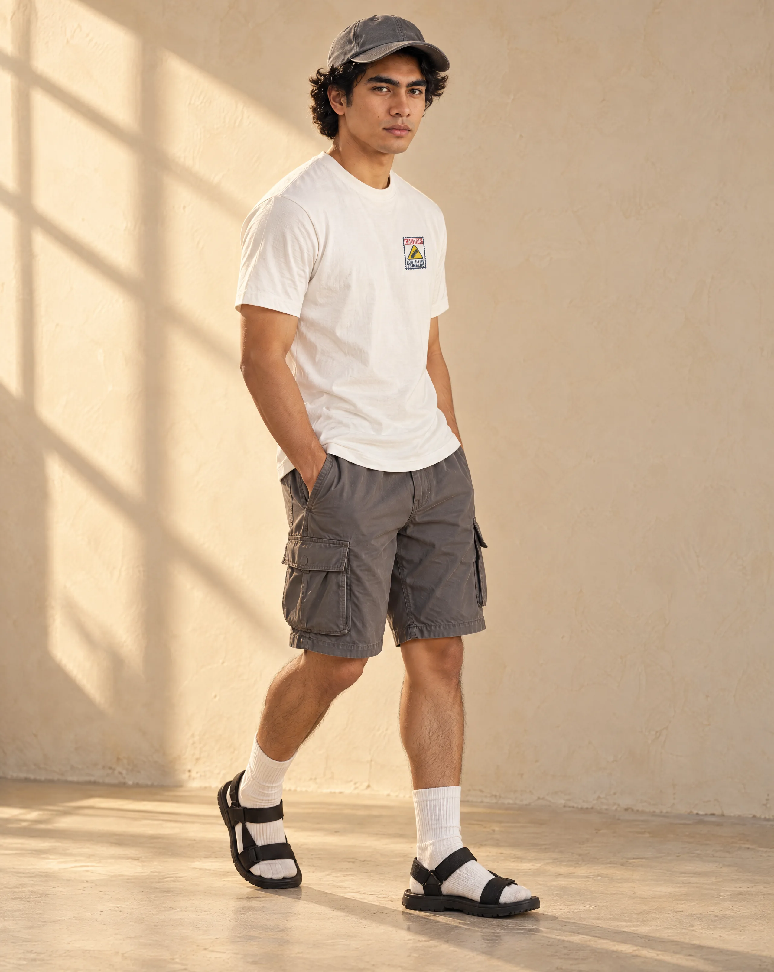 Caution: Low-flying Tsinelas (Organic Tee), Kapwa, view 3